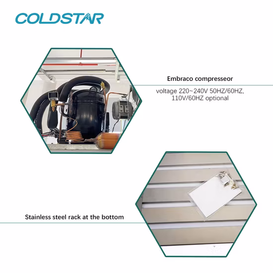 Refrigerador comercializador de hielo en bolsas para exteriores sólido de gasolinera